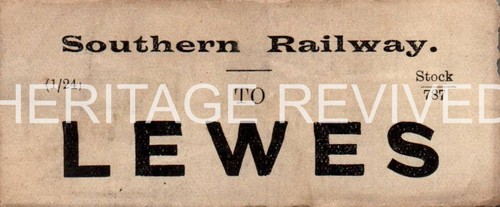 Vintage southern railway lewes - vintage,