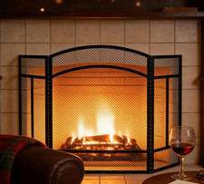 Fireplace Screen 3 Panel