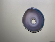 Stunning Blue Agate Slice 10cm