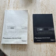 Roland Fantom G6/G7/G8 original Owner's Manual & Quick Start Guide