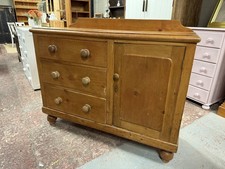 Vintage pine sideboard - vintage,
