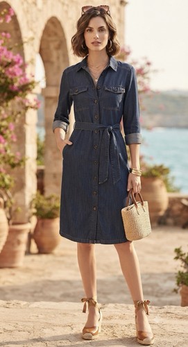 Warehouse soft denim shirt - soft,