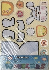Kanban Wobblers Card Making Kit Card Toppers - Bunny Rabbit