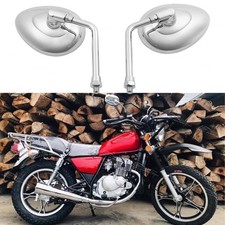 1 Pair 8mm Chrome Motorcycle