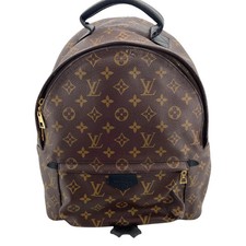 LOUIS VUITTON Palm Springs MM M44874 Brown Monogram Canvas Backpack #2954