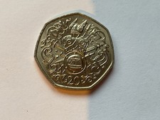 1982 Isle Of Man 20p Viking Armour