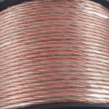 10 Meters 2 X 4mm Loud Speaker Cable Genuine Copper Clad Aluminium Audio Wire