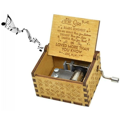 Mum son wooden engraved - mum,