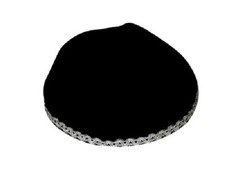 18 cm Elegant Black Velvet