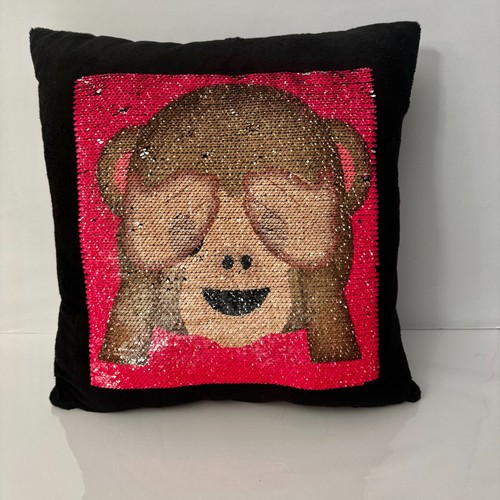 Monkey emoji pals - emoji, pillow