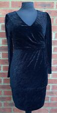 BNWT Womens M&S Black Wrap Dress UK 6 Petite Party LBD V Neck Ruched Gathered