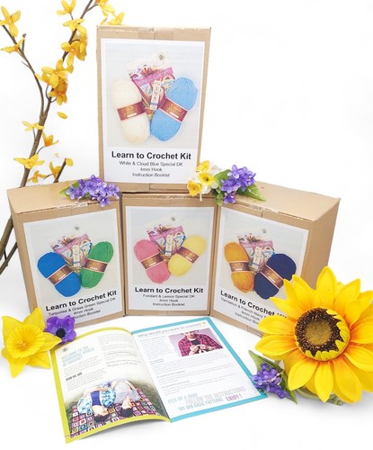 Learn crochet box kit - learn,