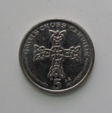 Isle of Man 5p pence Gaut's