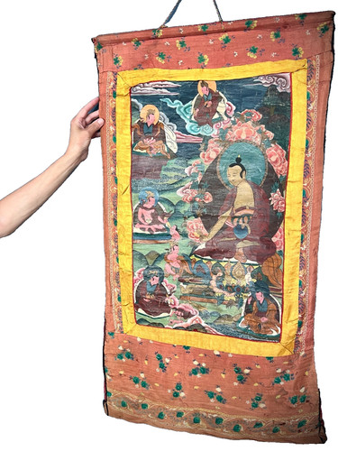 Tibetan buddhist thangka - tibetan,