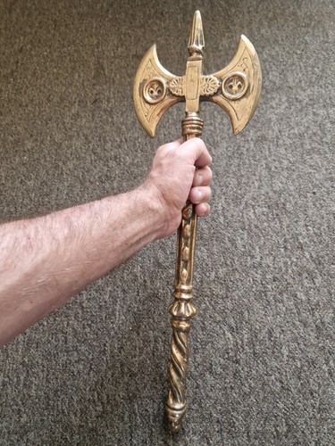 Vintage solid brass - vintage, double