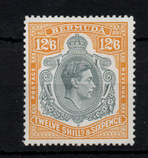 Bermuda KGVI 12s 6d grey &