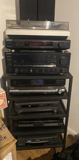 Mixed HiFi System with Turntable Speakers Stand Good Condition Collection Only