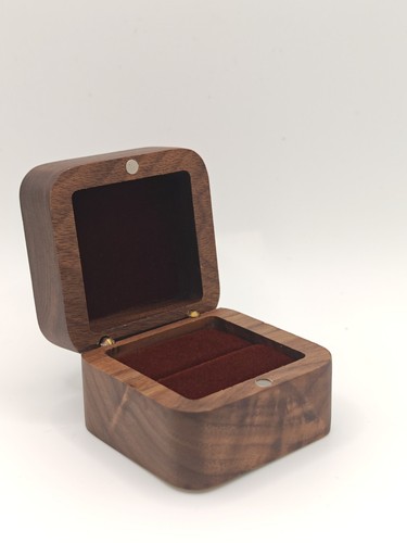 Wood ring box for - box, wedding