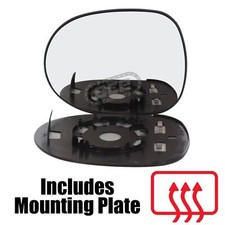 Heated wing door mirror - heated,