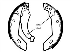 Delphi ls1250 brake - ls1250, shoe