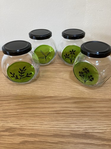 Set small storage jars - of,