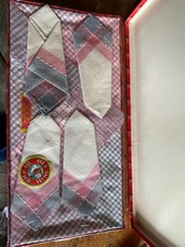 Vintage linen checked