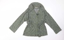 Kekoo Womens Green Paisley Jacket Blazer Size M Button