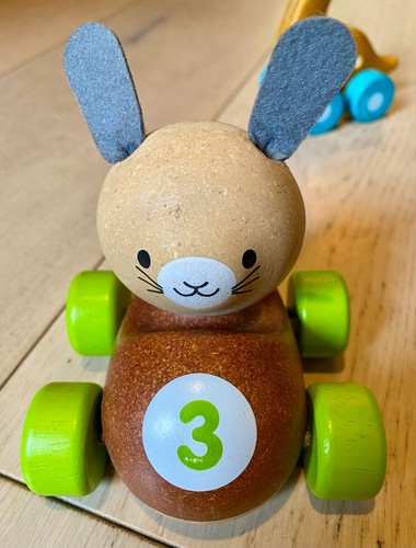 Wooden bunny racer - racer, by
