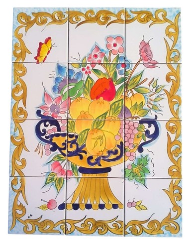 Hand painted italian ceramic - hand-painted,