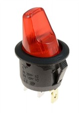 Fat illuminated Red Toggle