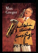 Max Greger Autograph Card Original Signed # BC 228361