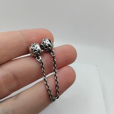 Genuine Pandora Band of Hearts Safety Chain  7cm ❤️ 925 ALE #2848B