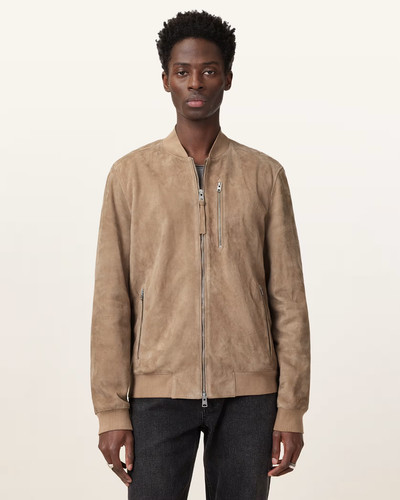 Allsaints kemble suede bomber - allsaints,