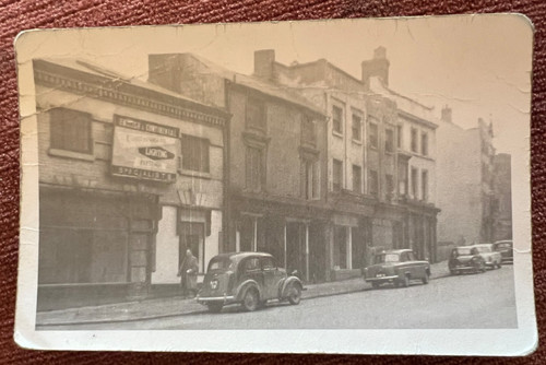 Vintage photo snowhill - photo,