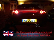 Mazda MX-5 Miata Mk4 ND 2015-2023 Red LED Boot Lid Strip. Easy installation.