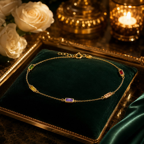 Multicolour gemstone station - multicolour,