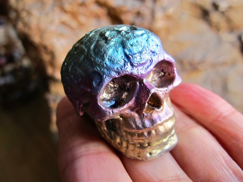 Bismuth crystal skull healing - crystal,