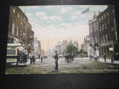 Postcard preston church - postcard,