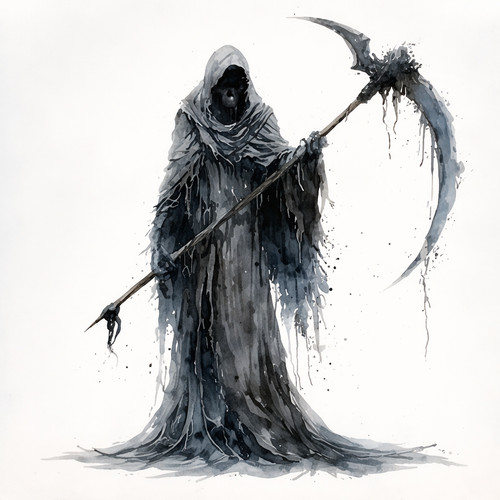 Evil scary reaper waterproof - scary,