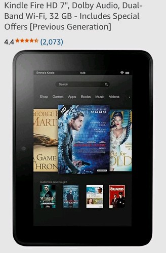 Amazon fire kindle - fire, hd
