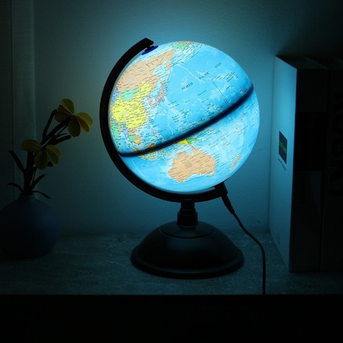 New rotating world globe - new,