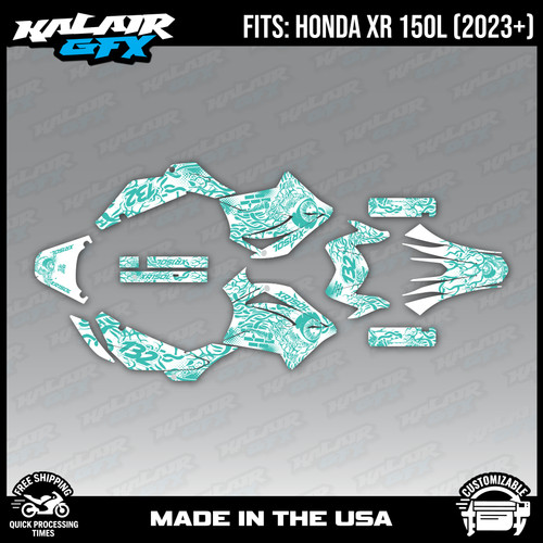 Graphics kit for - graphics, honda