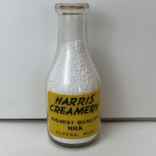 Quart pyro milk bottle dairy - milk,