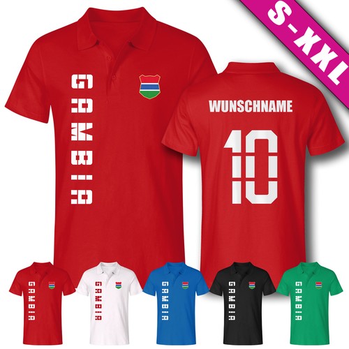 Gambia polo shirt - , fan