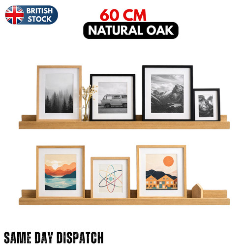 Oak effect floating wall - floating,
