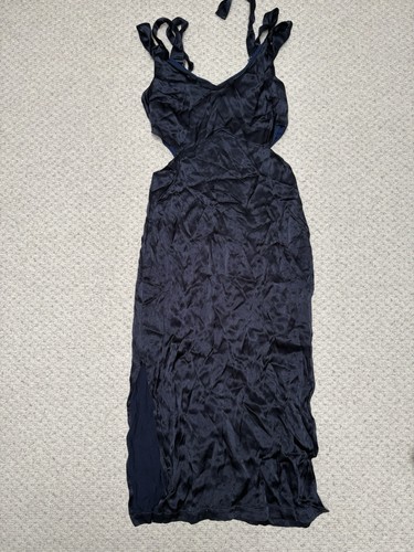 Topshop navy maxi dress - navy,