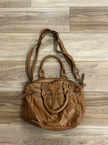 Bueno purse brown vintage faux - brown,