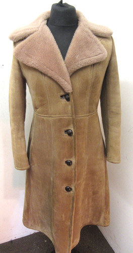 Vintage sheepskin leather - vintage,