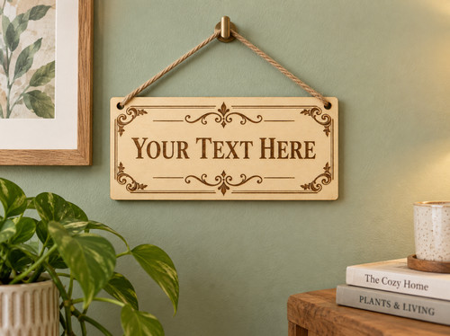 Custom engraved wooden plaque - engraved,