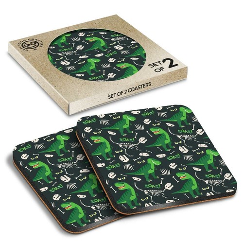 Boxed square coasters - x,